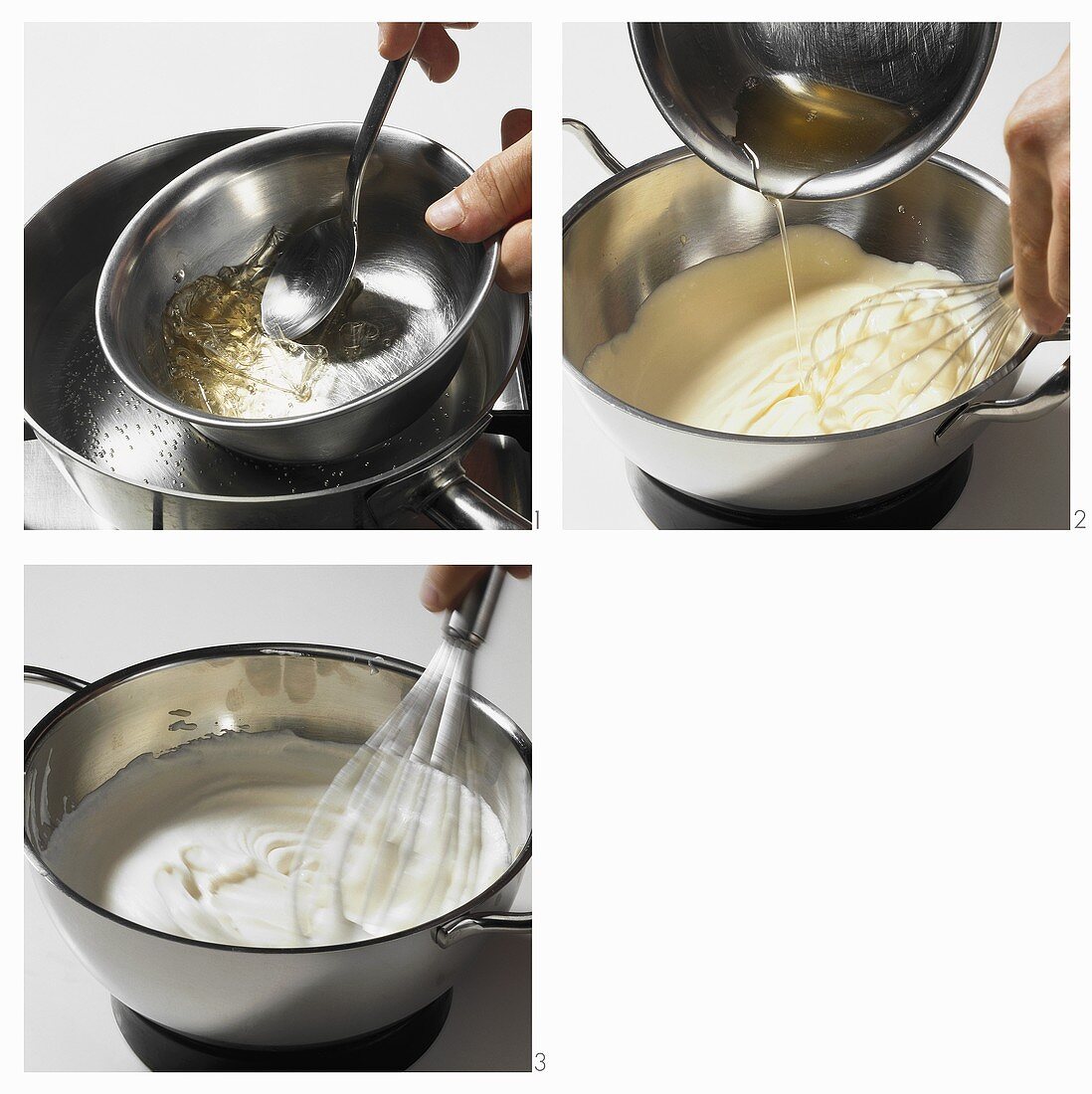Making cream filling or dessert