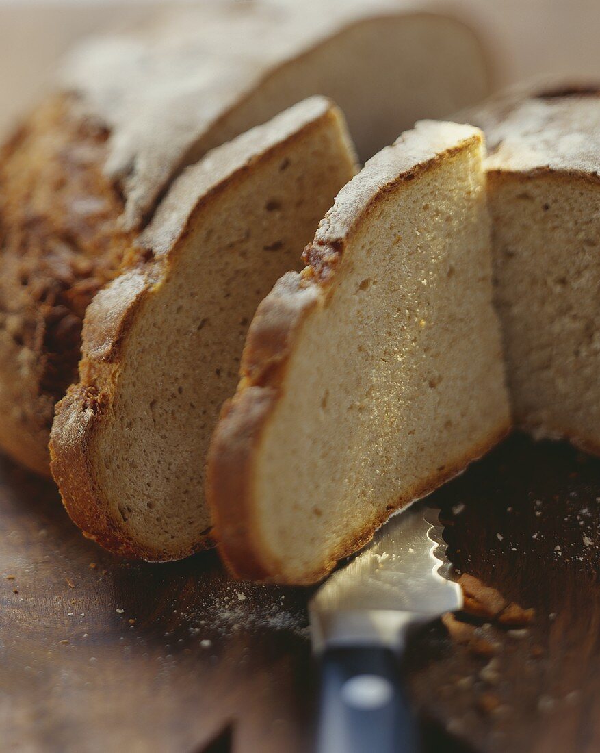 Rustic sourdough bread