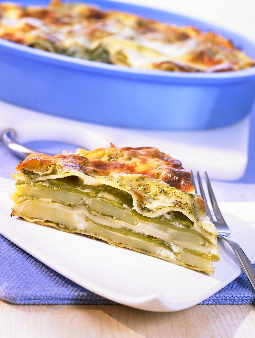 Kartoffel-Pesto-Lasagne