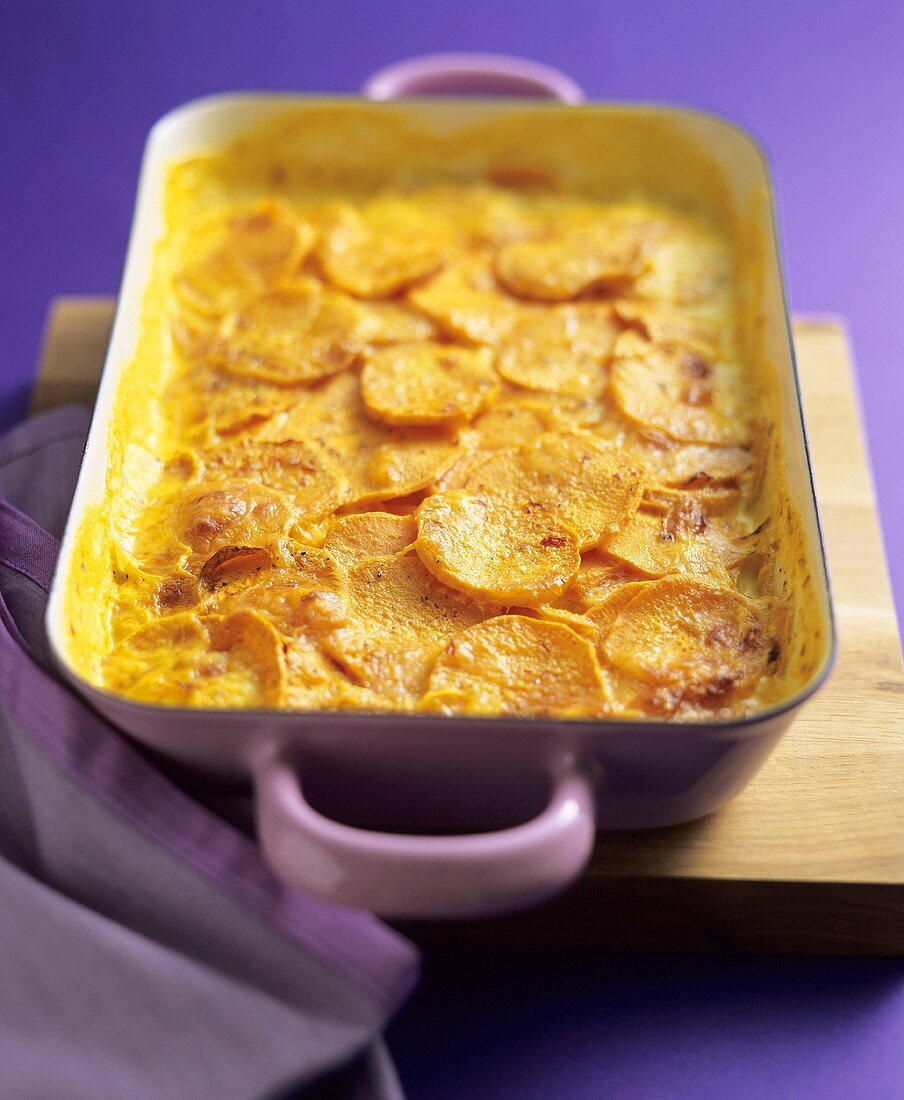 Sweet potato gratin