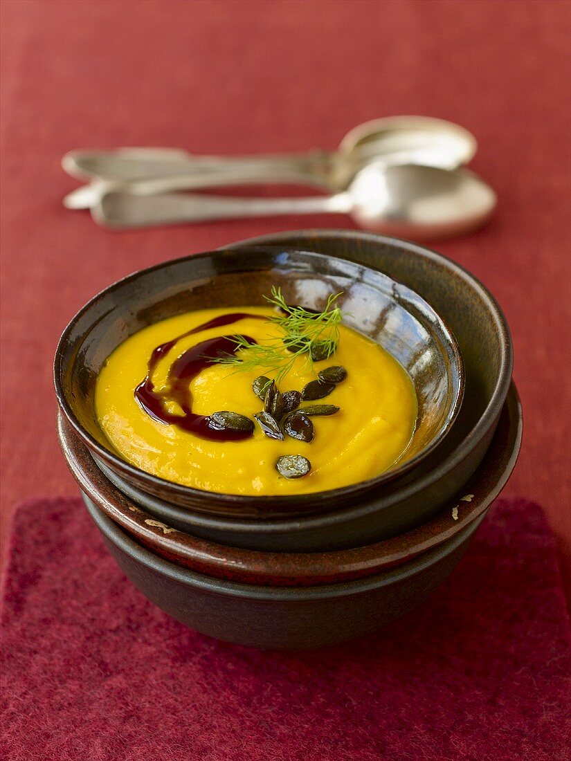 Styrian pumpkin soup