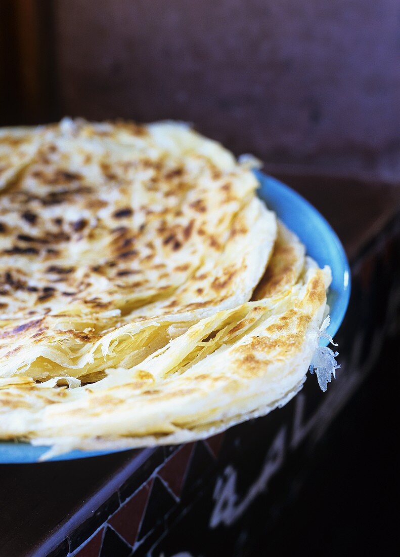 Meloui (Moroccan layered flatbread)