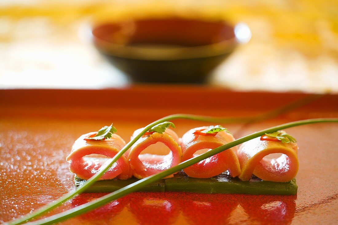 Lachs-Sushi