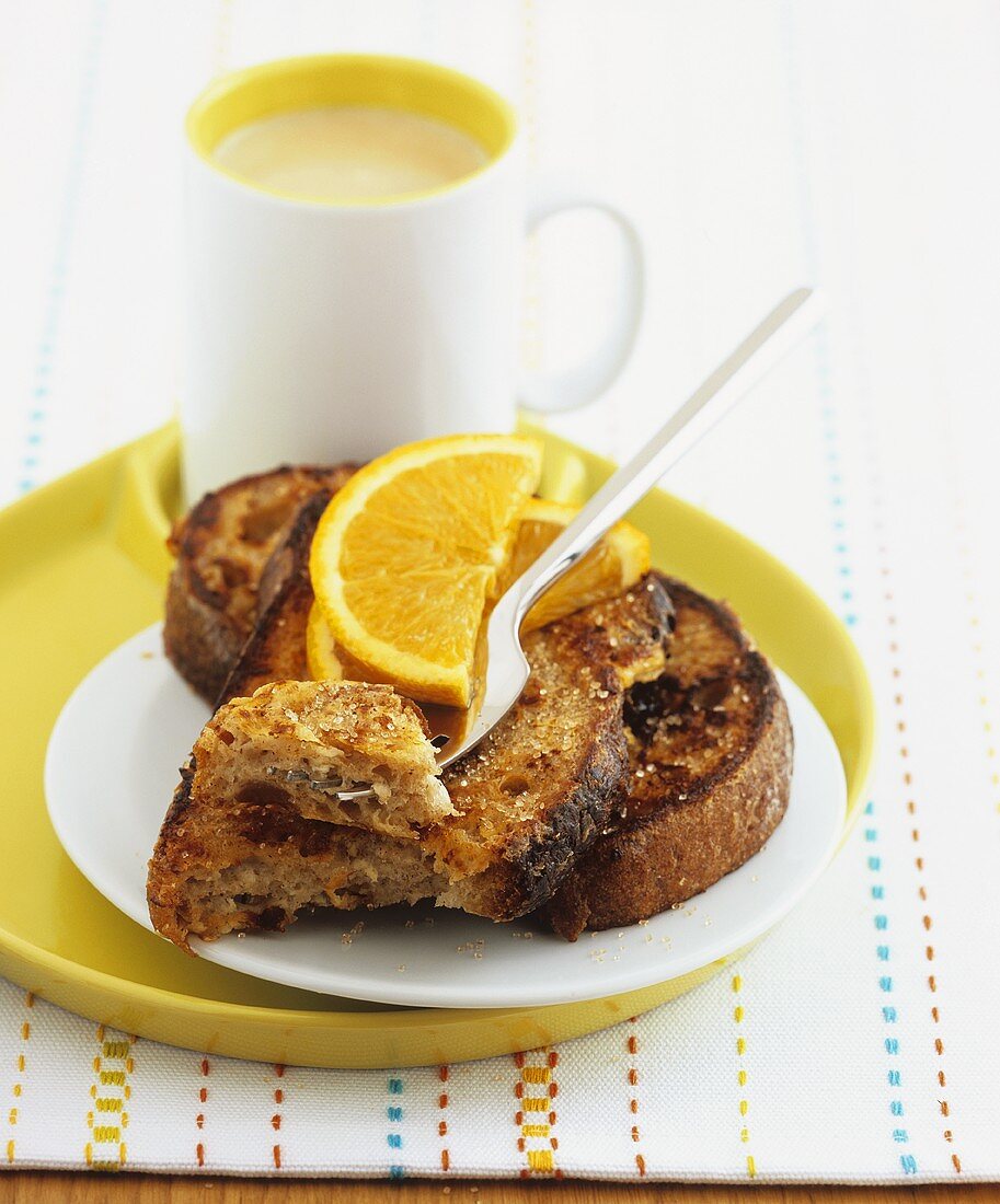 Pain Perdu mit Orange