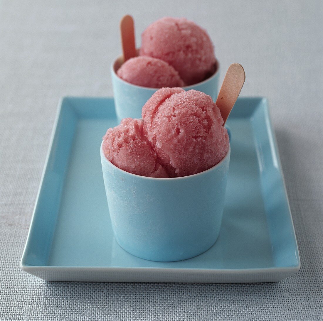 Strawberry sorbet