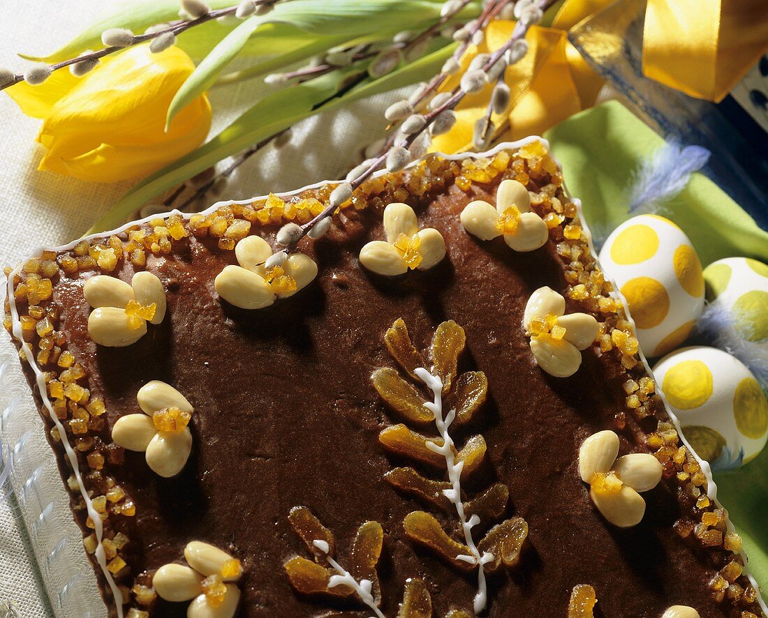 Mazurek mit Mandeln (Osterkuchen, Polen)