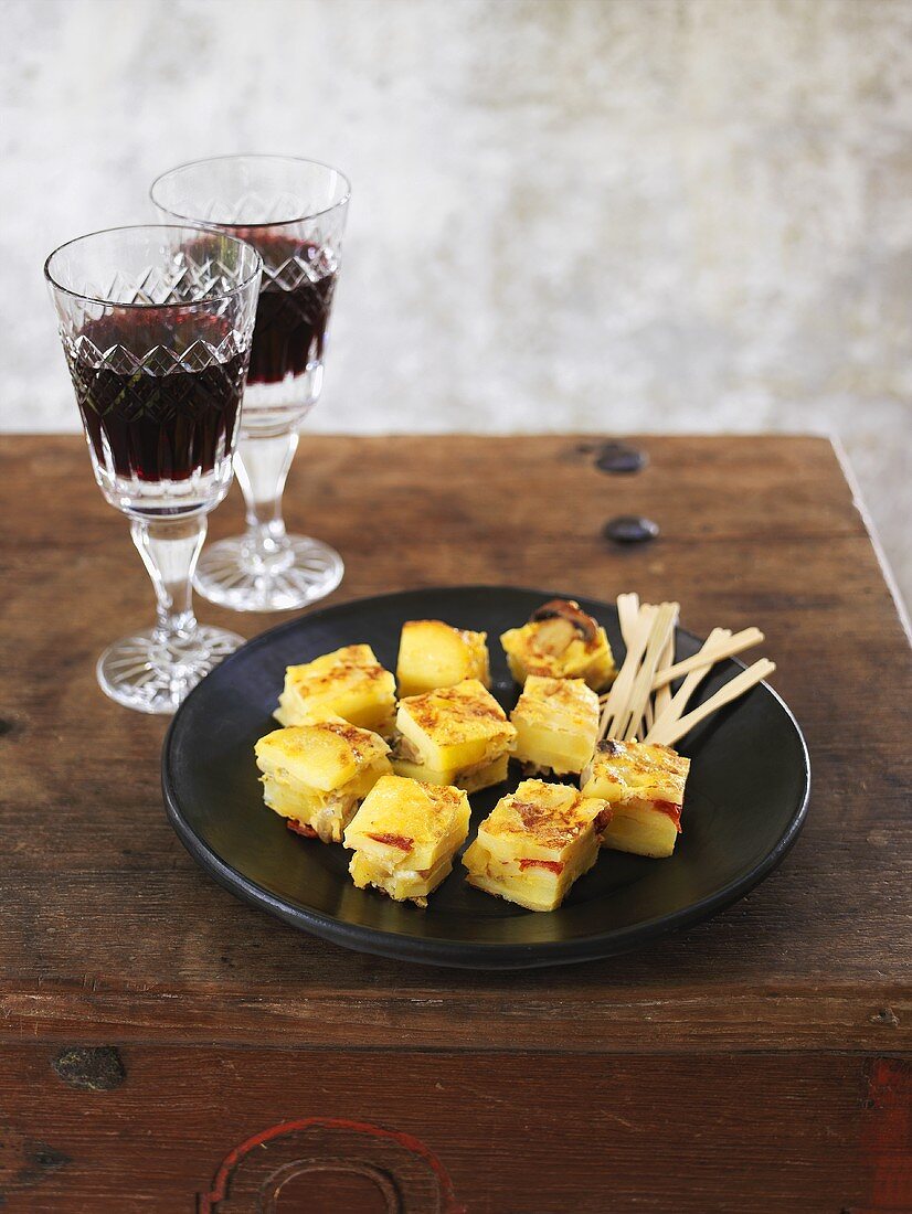 Spanish tortilla appetisers