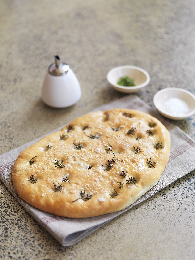 Focaccia mit Rosmarin