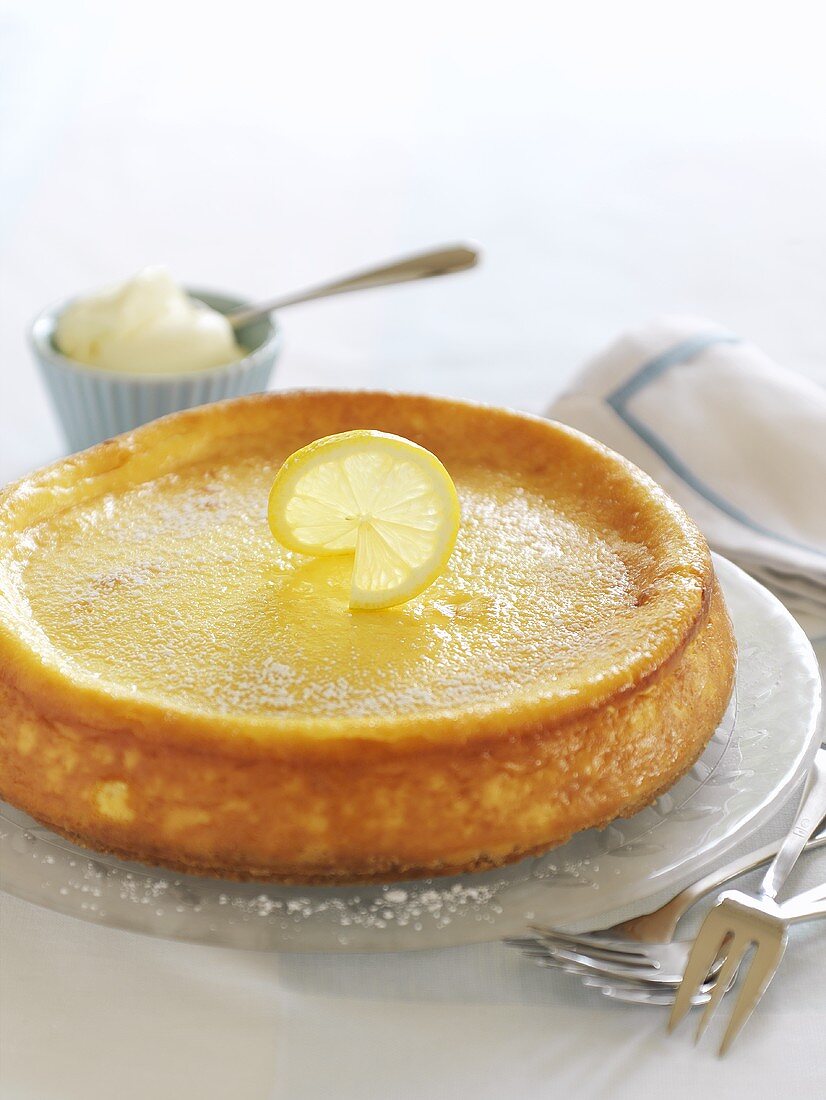 Lemon cheesecake