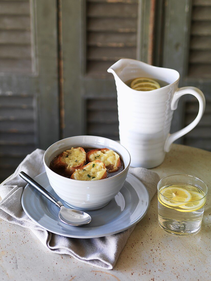 Französische Zwiebelsuppe