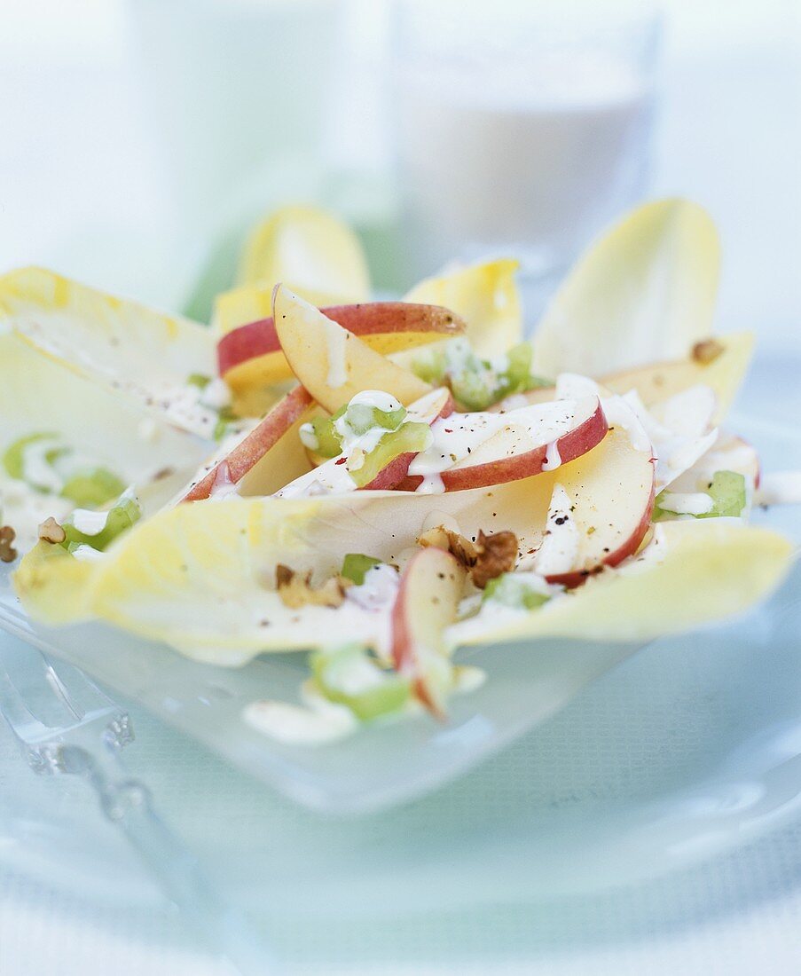 Chicory and apple salad