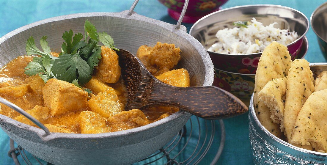 Ananas-Puten-Curry (Indien)