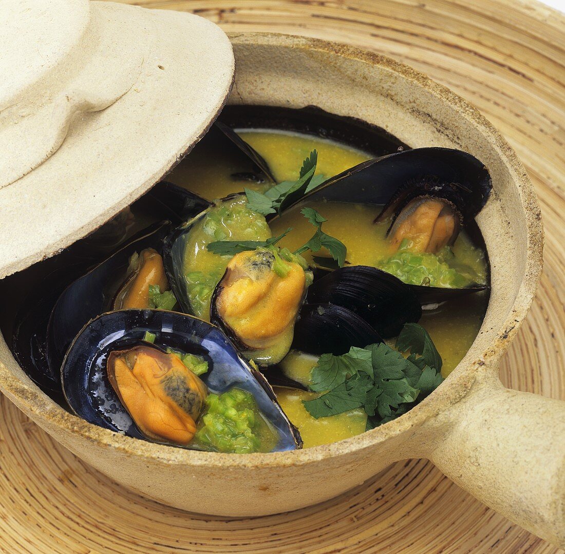 Mussels in coconut sauce