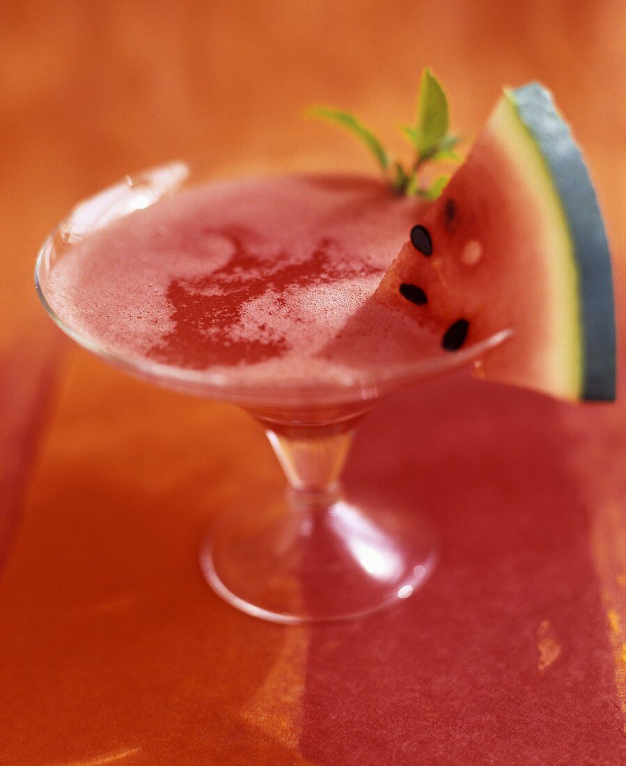 Martini mit Wassermelone