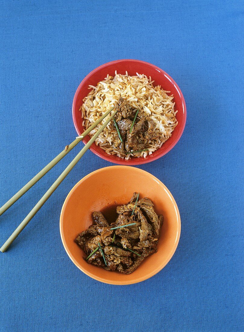 Stir-fried beef with ginger