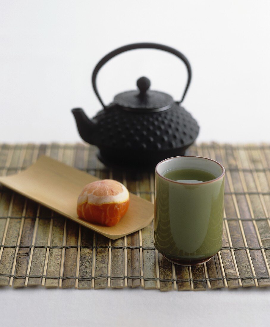 Japanischer grüner Tee