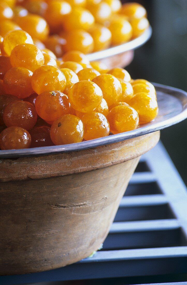 Candied berries