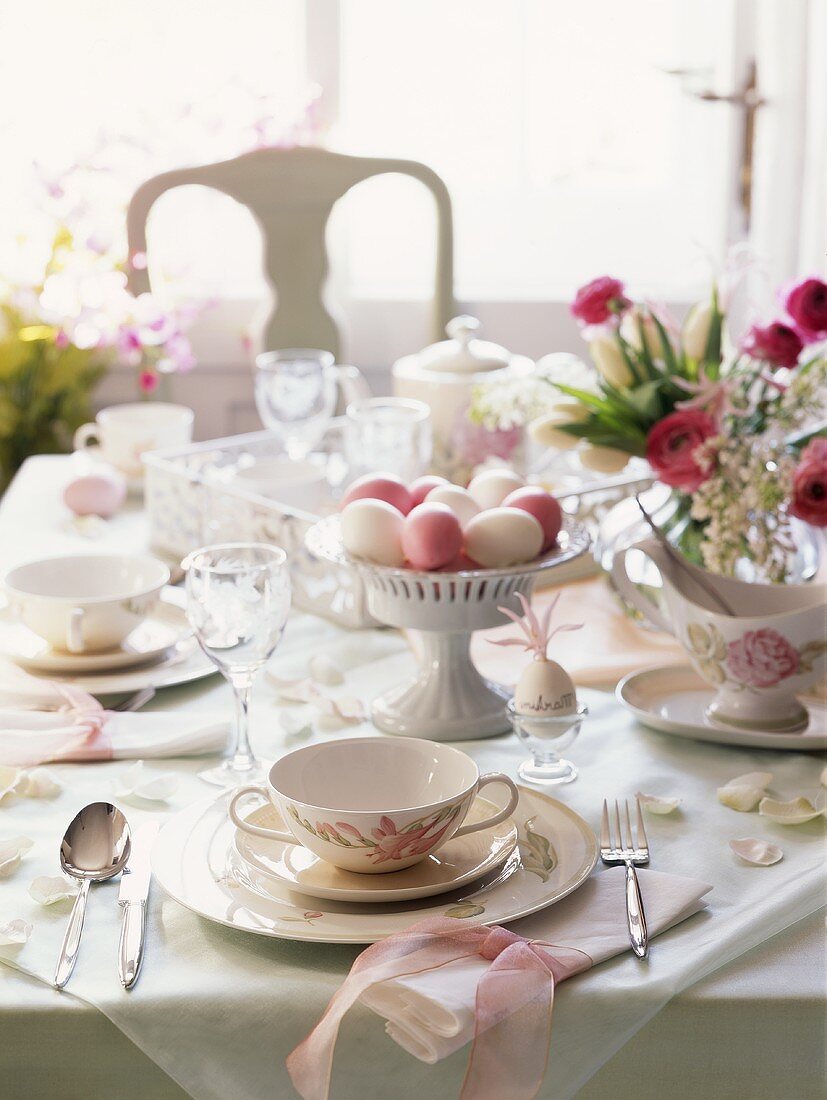 Festive Easter Dinner Table