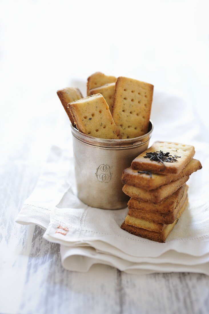 Shortbreads mit Jasmintee