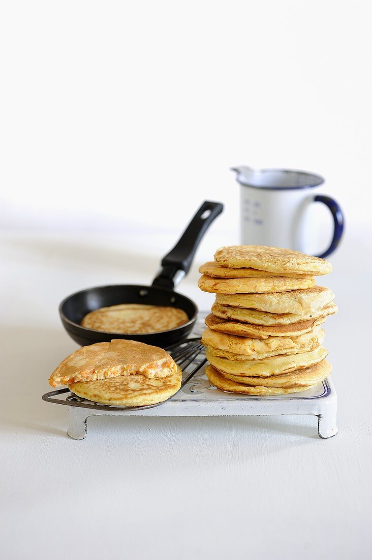 Kartoffel- und Karotten-Blinis