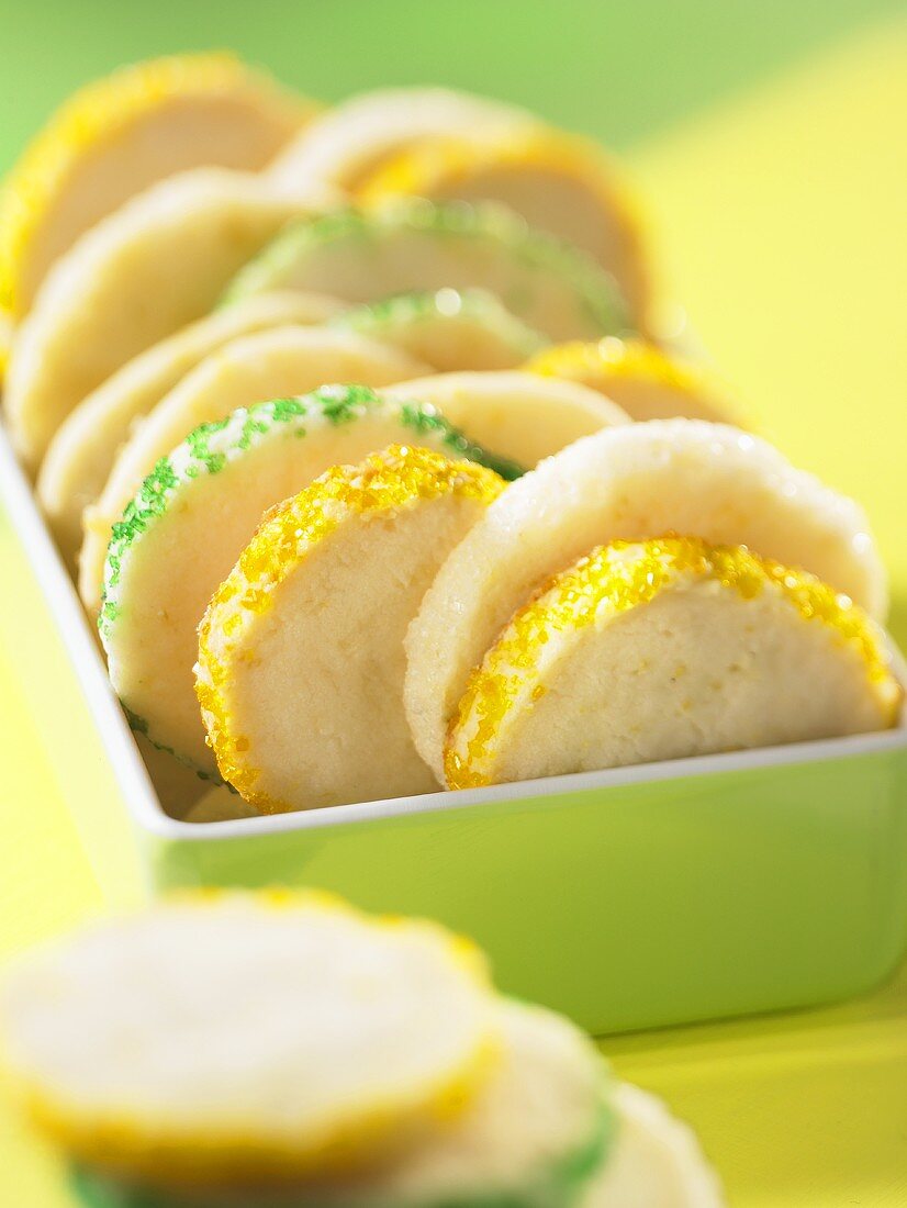 Lemon and lime biscuits