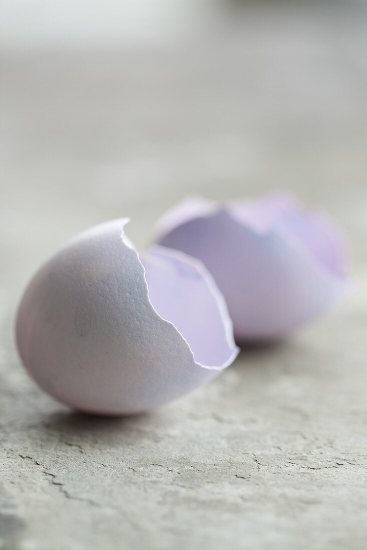 Coloured egg shells
