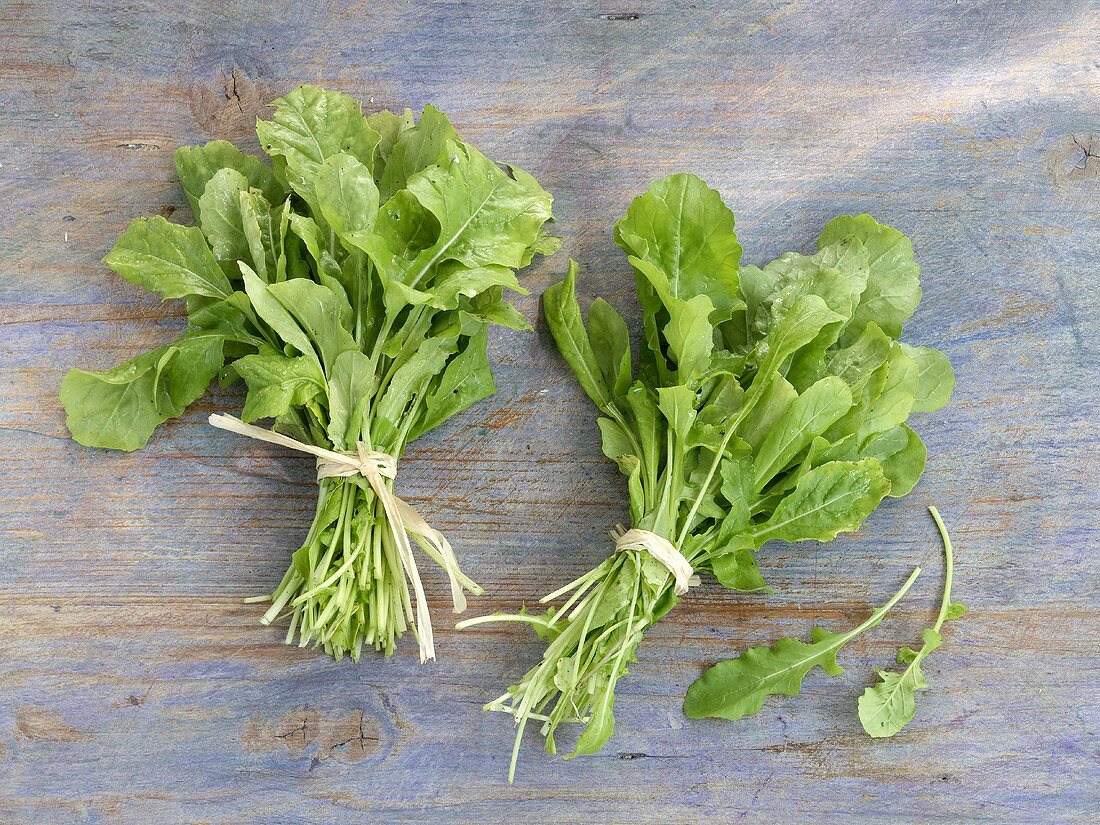 Two bunches of rocket