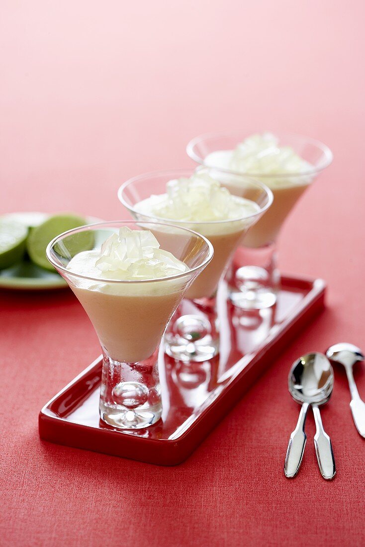 Lime mousse