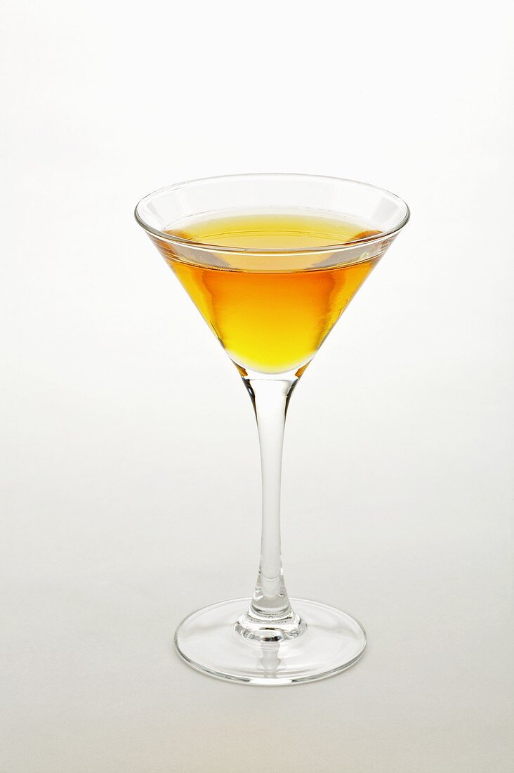 Stinger (Cocktail made with cognac and peppermint liqueur)