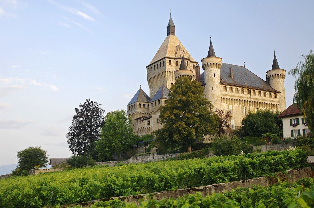 Château Vufflens, Morges, Waadt, Schweiz