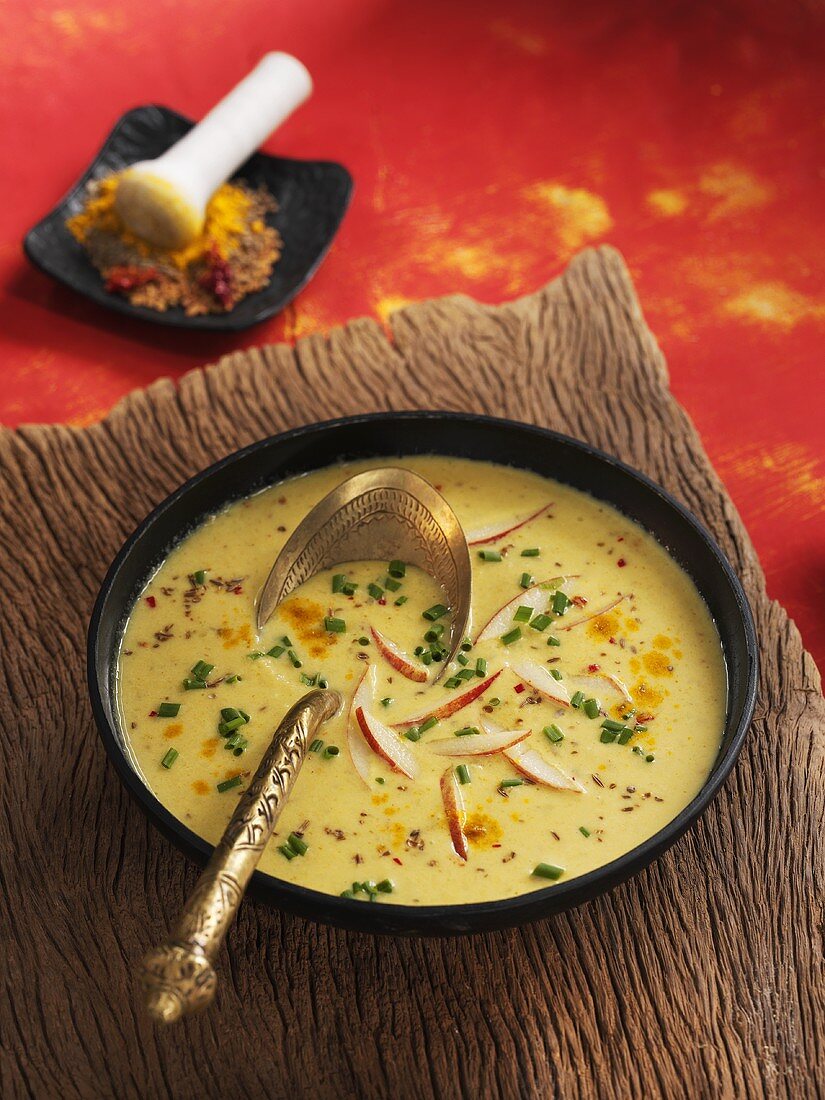 Indian-style parsnip soup