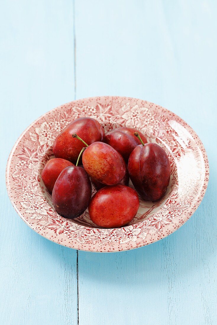A plate of cacanska rana plums
