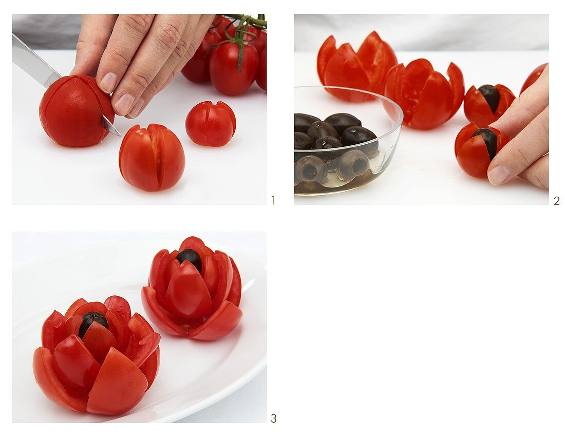 Tomatenblumen herstellen