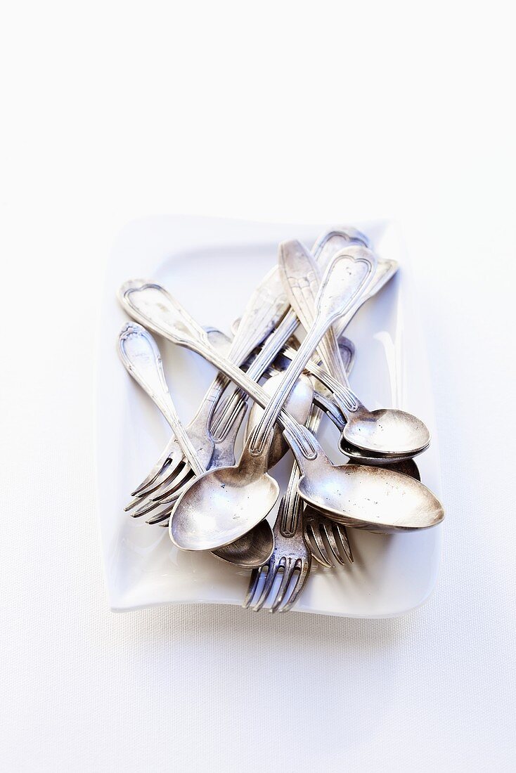 Silver cutlery (forks, spoons)