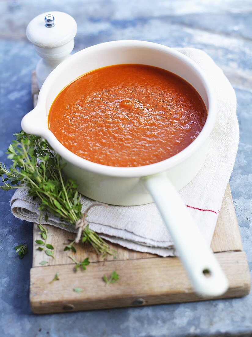 Provencal cream of tomato soup
