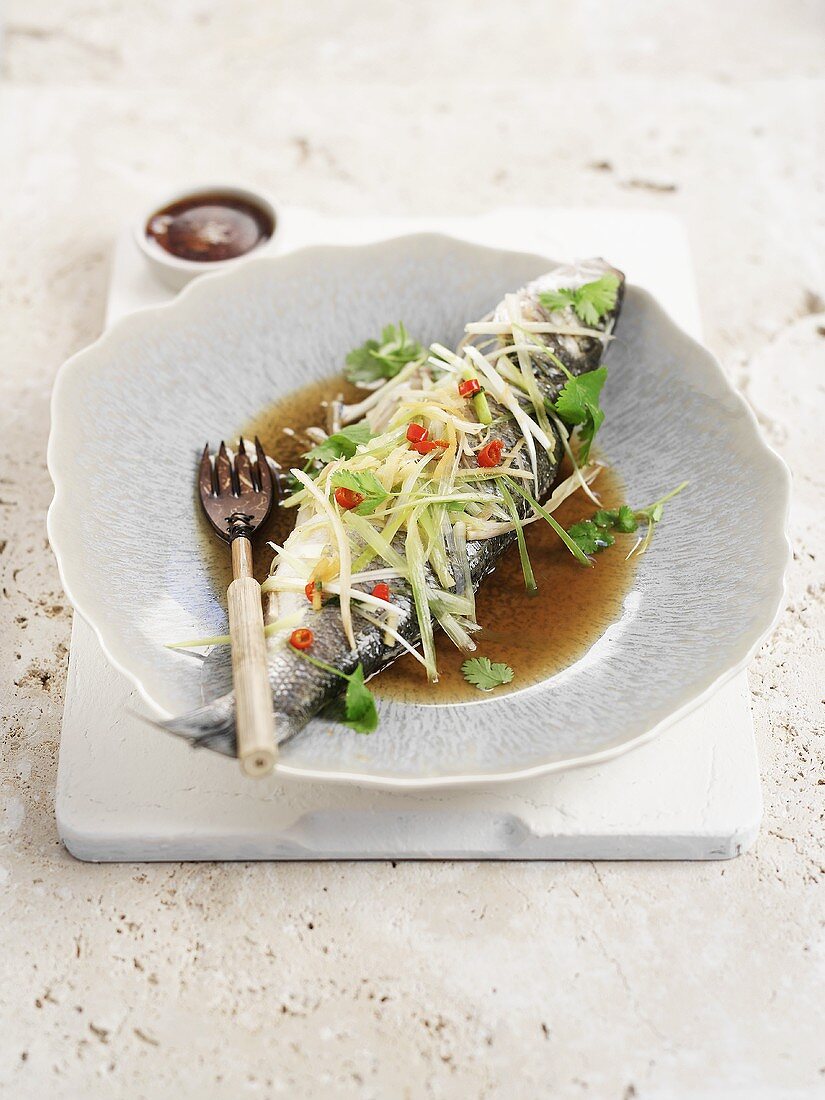 Fish steamed in beer (Vietnam)