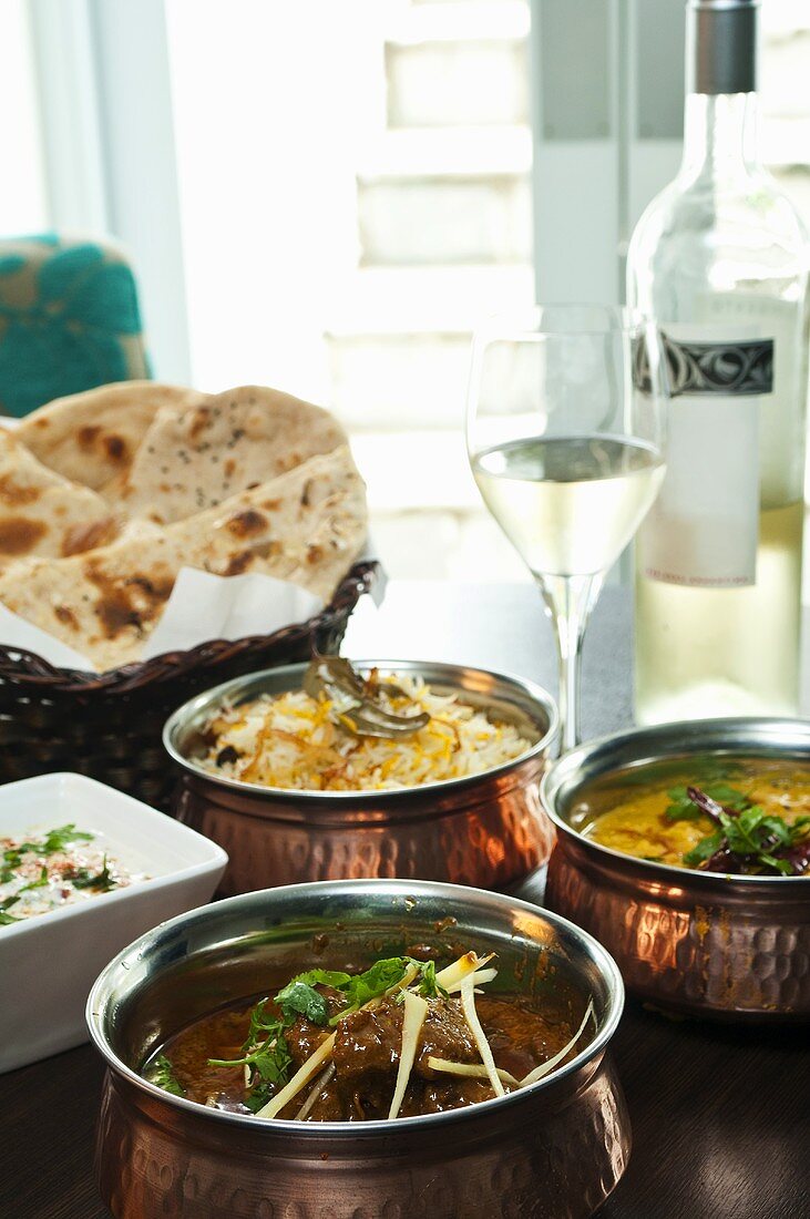 Various dishes from India