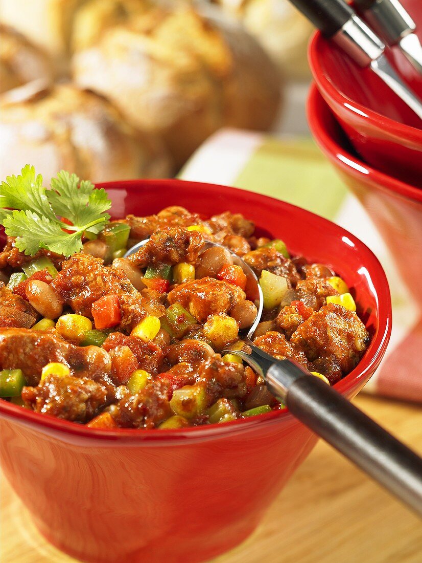 Turkey chilli with sausage