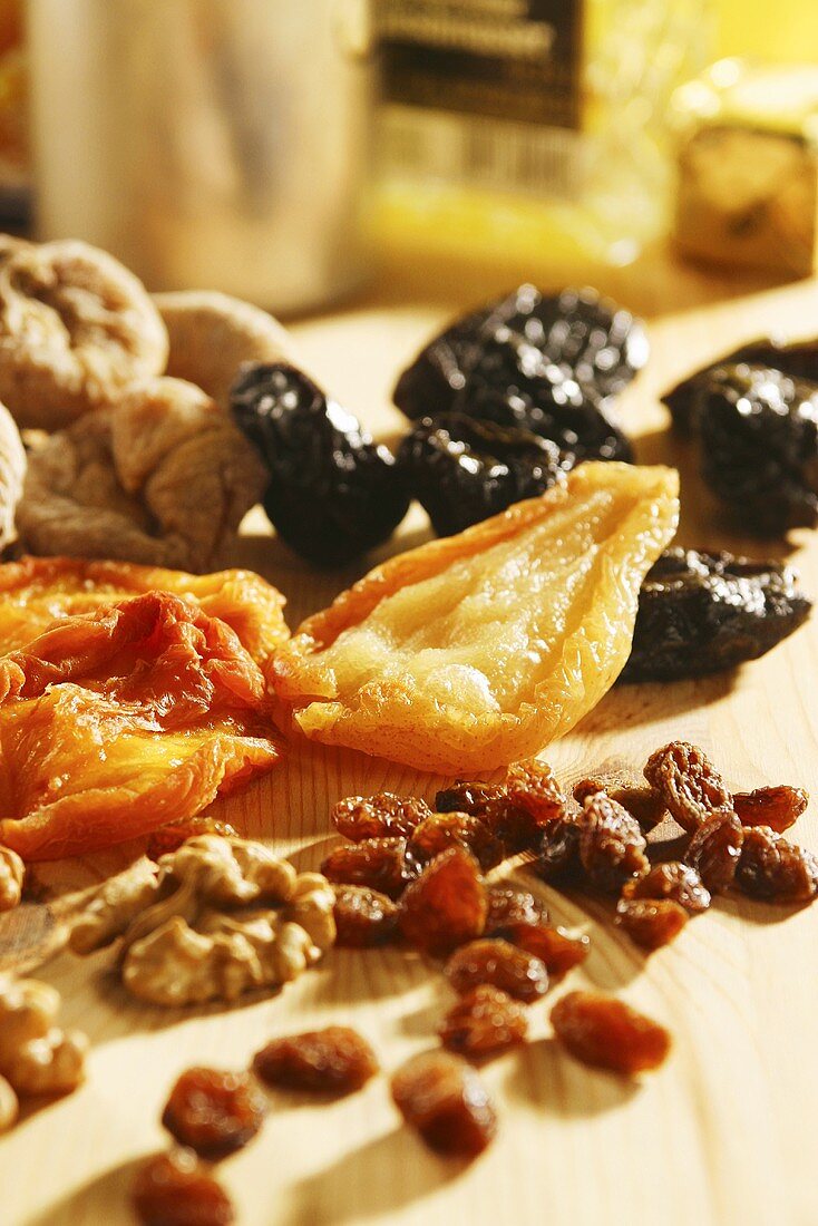 Dried fruits and walnuts