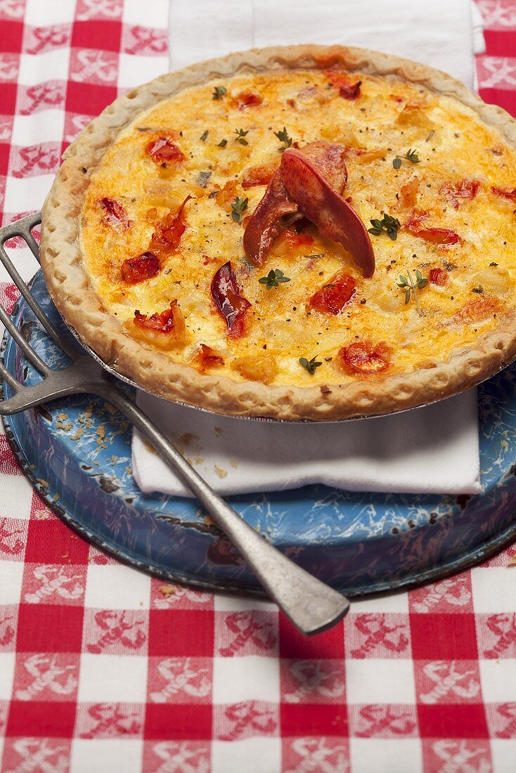 Lobster quiche (USA)