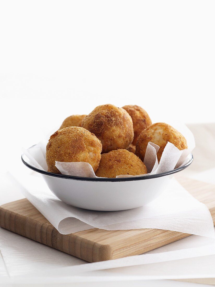 Deep-fried rice balls