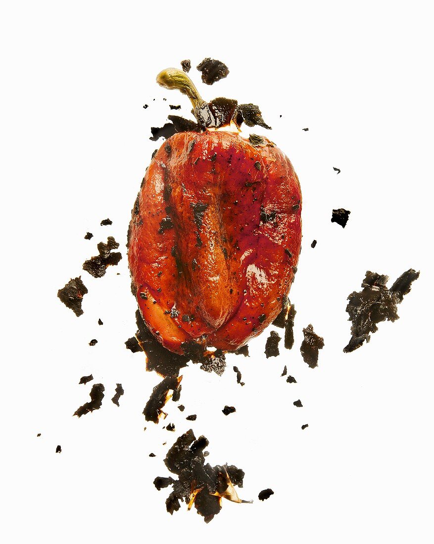 A peeled pepper