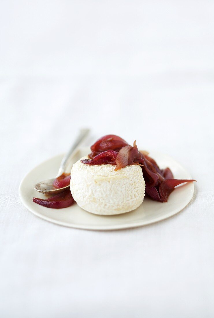Goat's cheese with onion confit