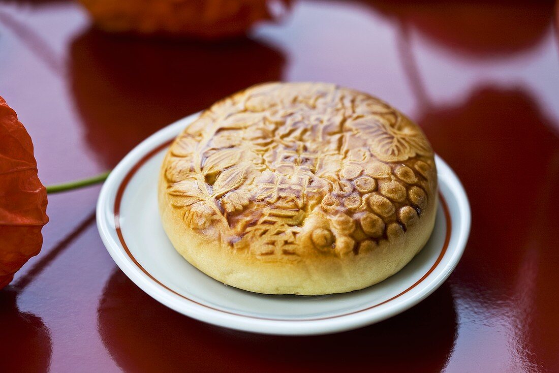 Japanese bean paste pie