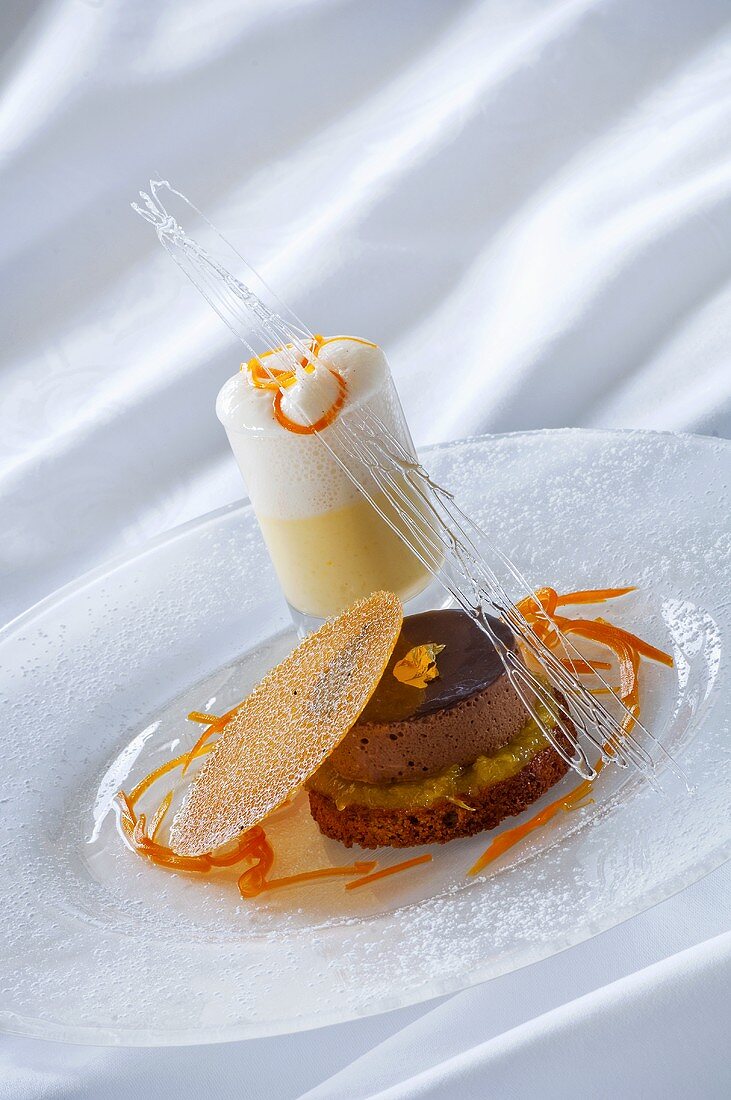 Chocolate confection with carrot