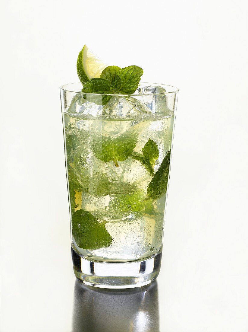 Mojito with fresh mint