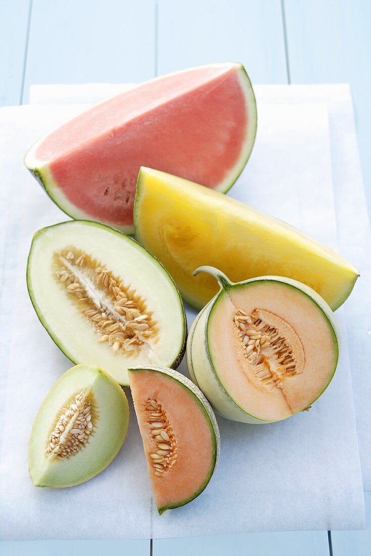 Melonenstilleben