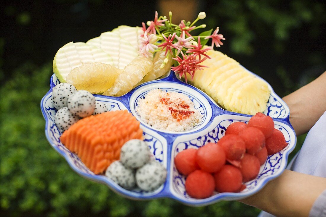 Fruit platter from Thailand