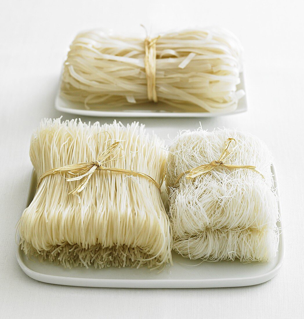 Various types of rice noodles