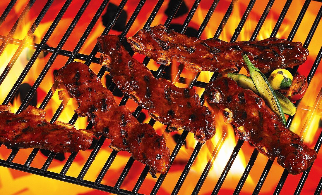 Spareribs auf dem Grill